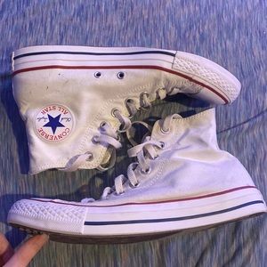 White High Top Converse